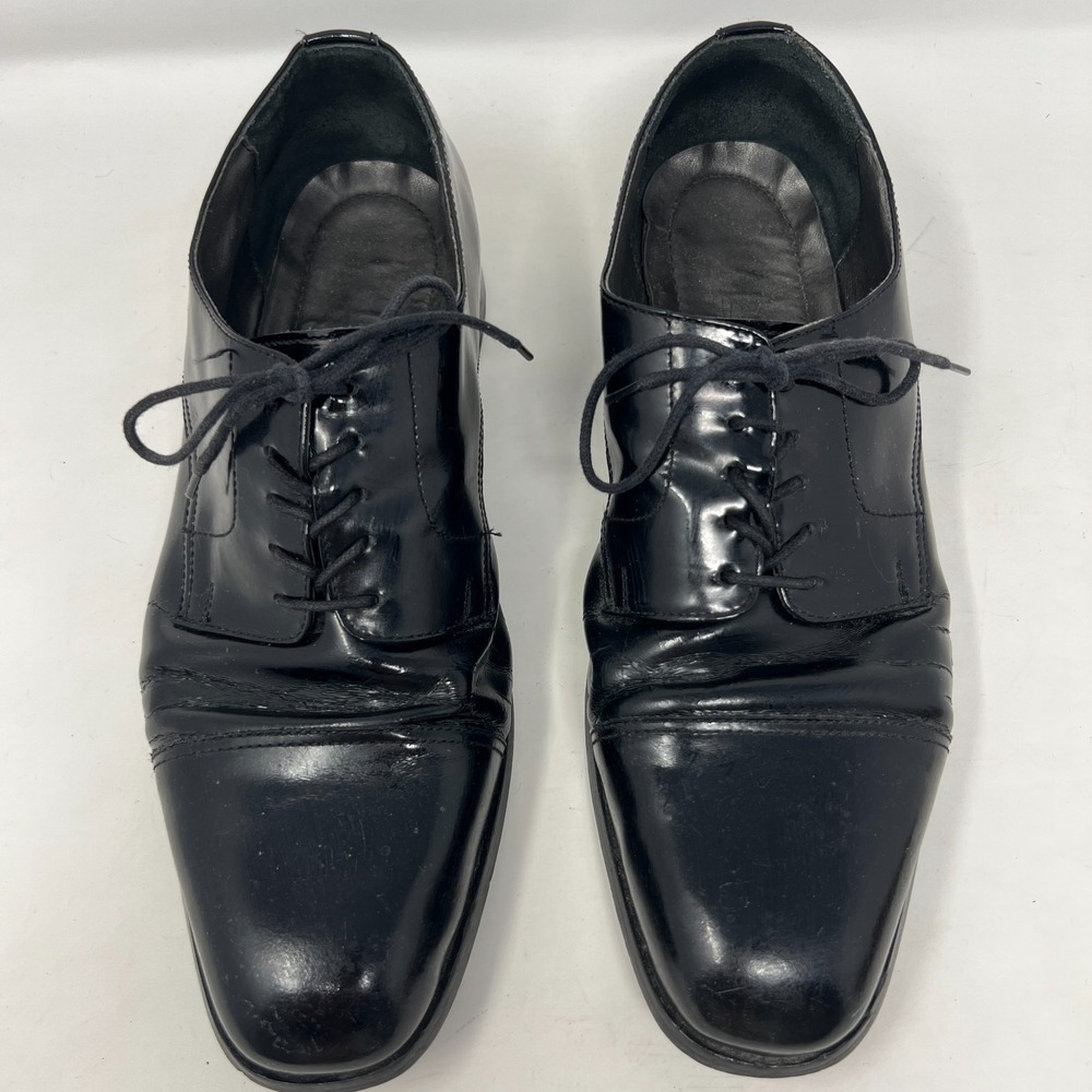 Alan Payne Men's Tie Oxford Shoes Round Toe Leather Size 9 XW - Picture 4 of 13